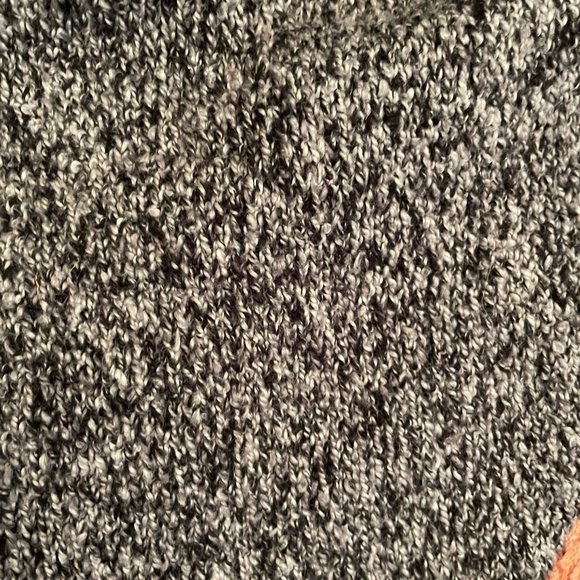 New J. Jill Black White Marled Cotton Blend Cardigan Sweater Lightweight - Picture 8 of 11